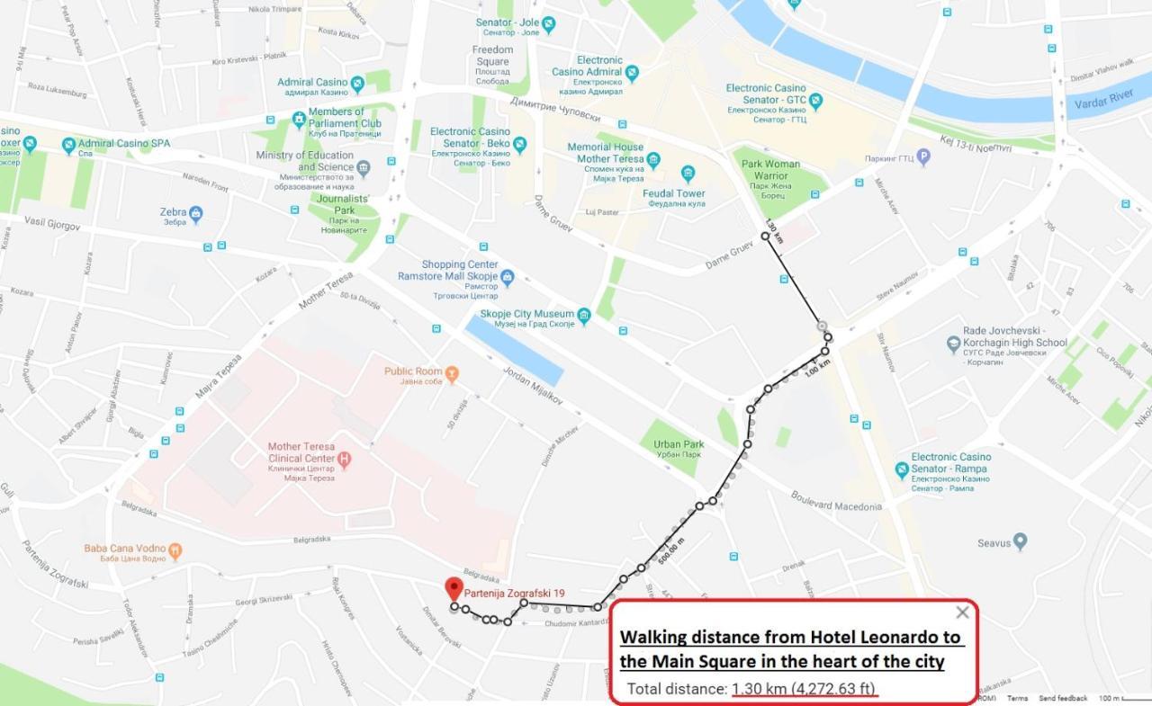 Leonardo Hotel Skopje Zewnętrze zdjęcie